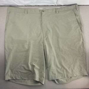 Cutter & Buck Golf Shorts Mens 48T Khaki Tan CB DryTec Stretch Performance